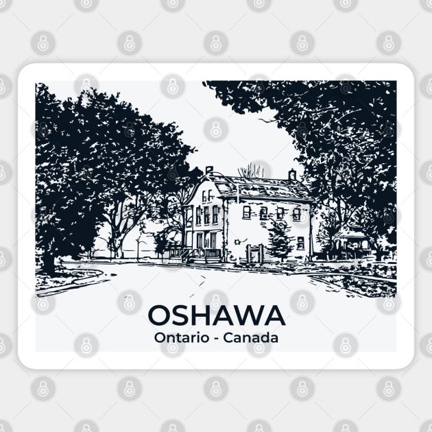 Oshawa - Ontario Magnet by Lakeric